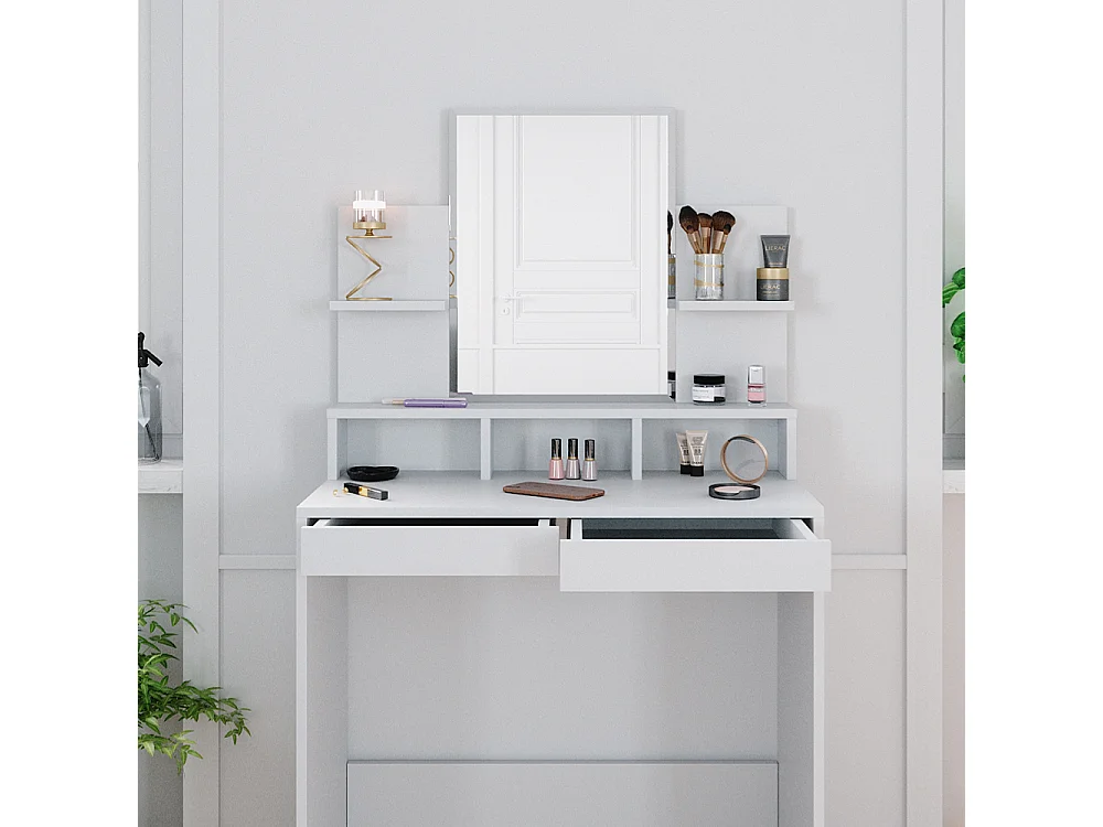 Vanity table white 80x40x139.6 ania