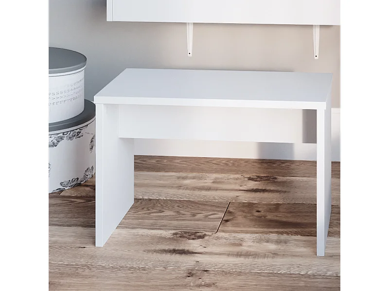 Ławka biały 70x35x45.5