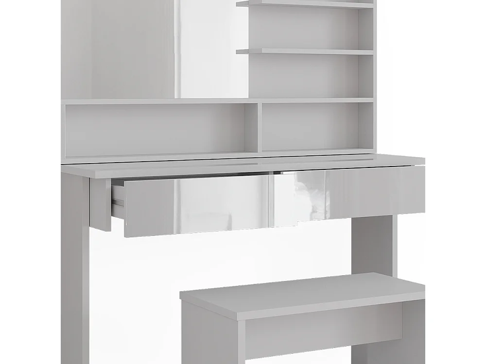 Schminktisch weiß 120x40x83.5 azur