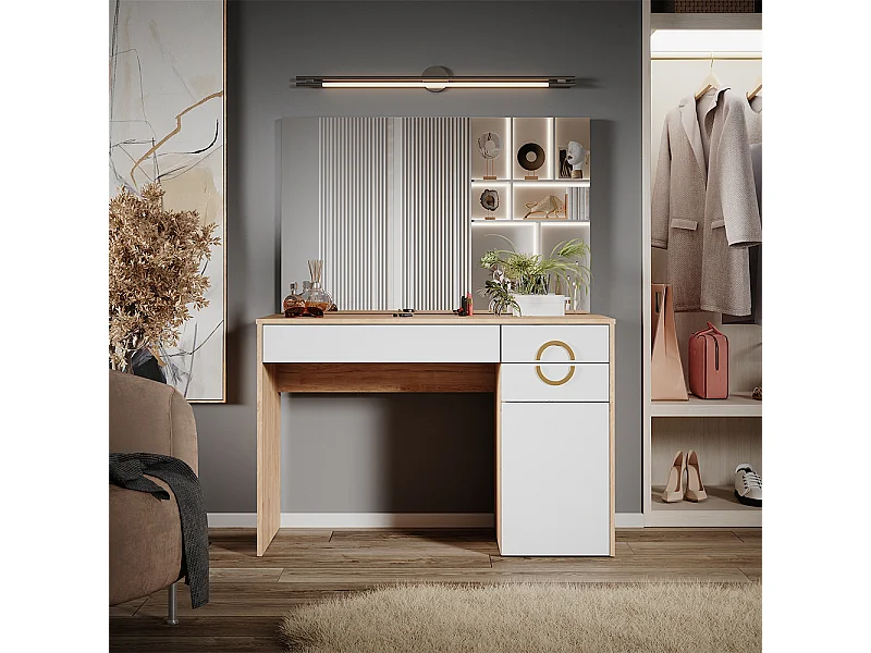 Tocador rockford hickory natural 115x55x76.4 adela