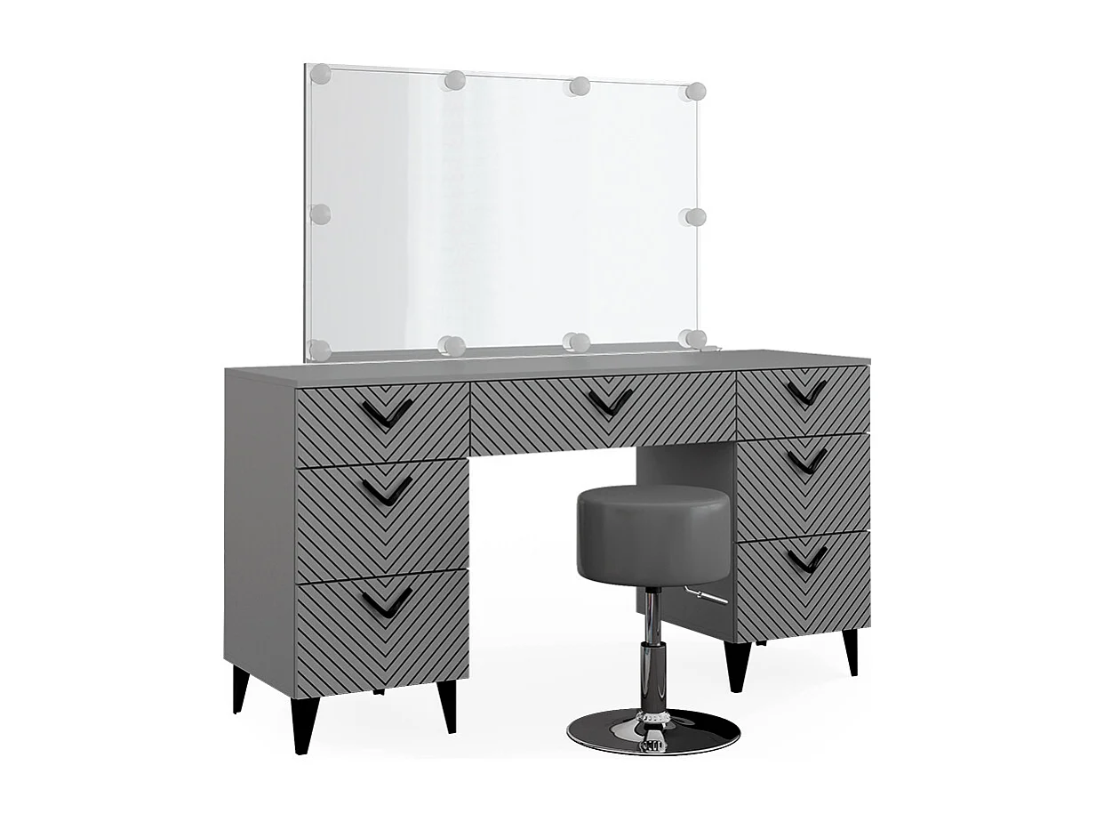 Vanity table grey 150x45x78.1 anett