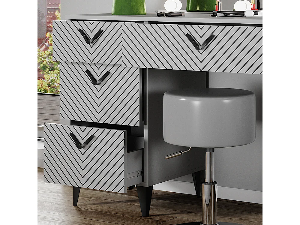 Vanity table grey 150x45x78.1 anett
