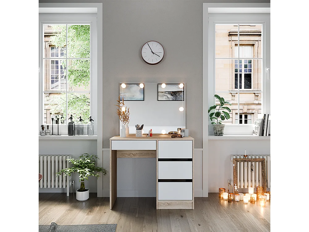 Coiffeuse sonoma 90x40x75 sherry