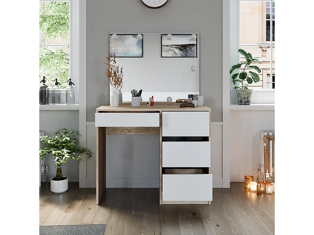 Coiffeuse sonoma 90x40x75 sherry