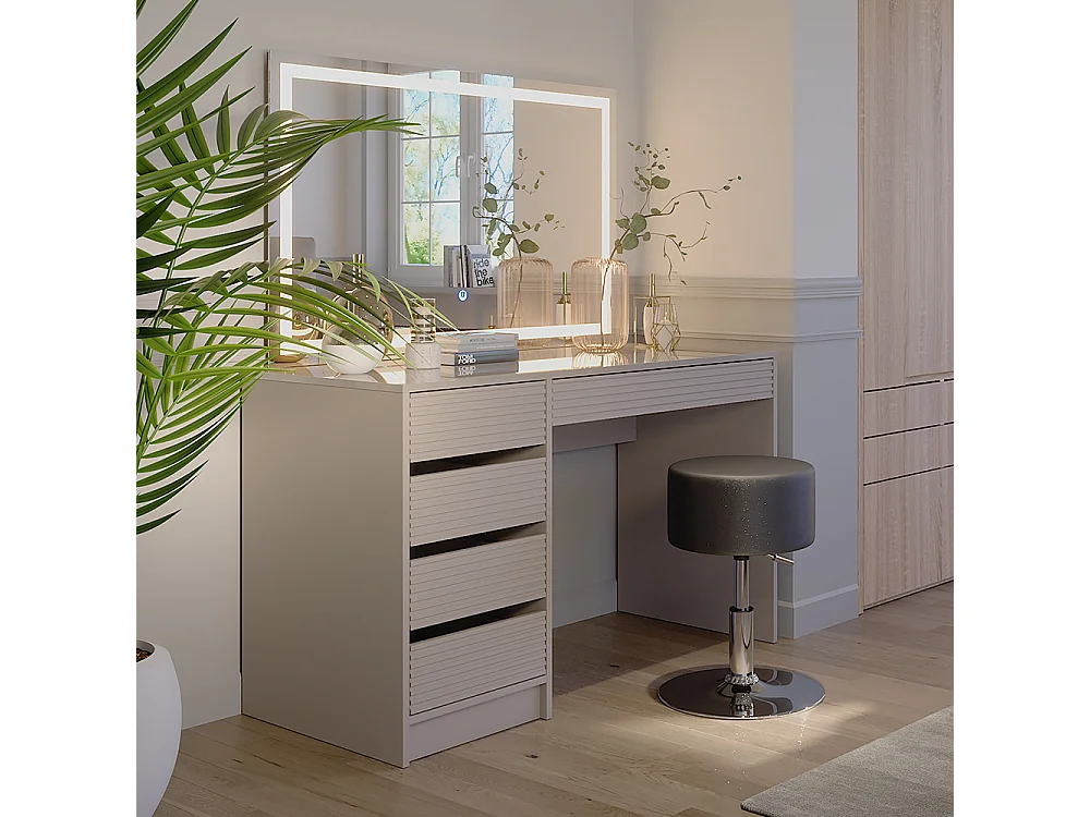 Coiffeuse cachemire 120x55x75 sherry