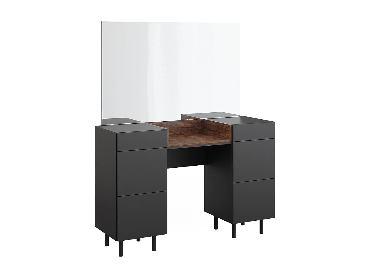 Tocador antracita 120x40x80 anika