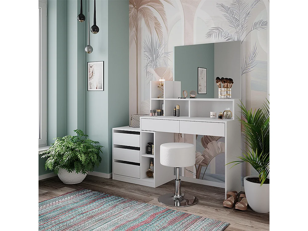 Coiffeuse blanc 139.8x40x115 anja