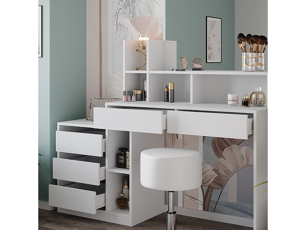 Coiffeuse blanc 139.8x40x115 anja