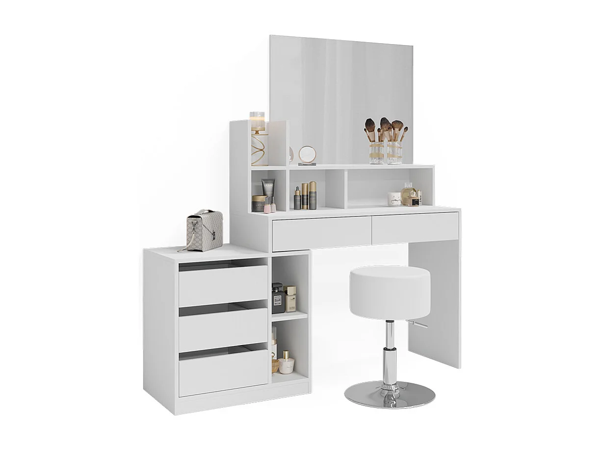 Coiffeuse blanc 139.8x40x115 anja