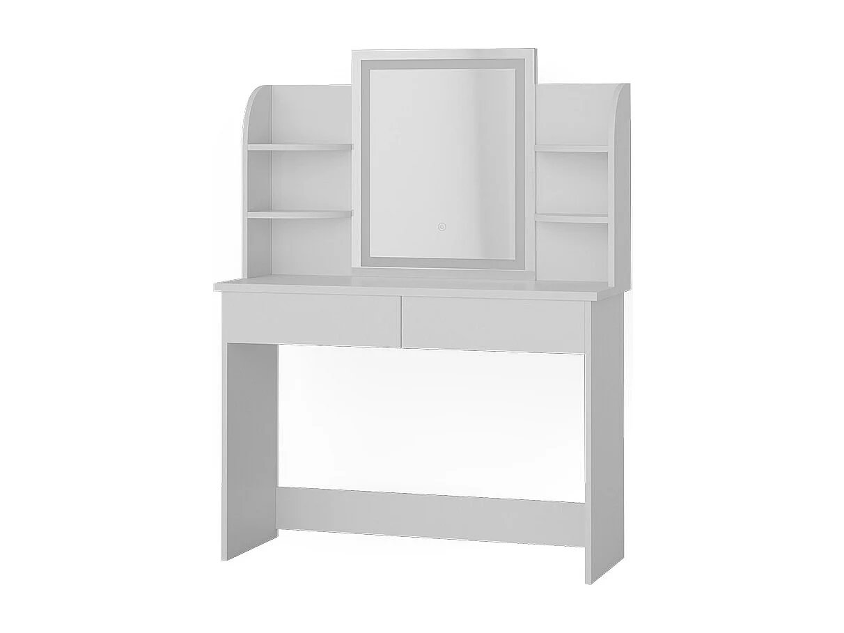 Coiffeuse blanc 106x40x142 charlotte