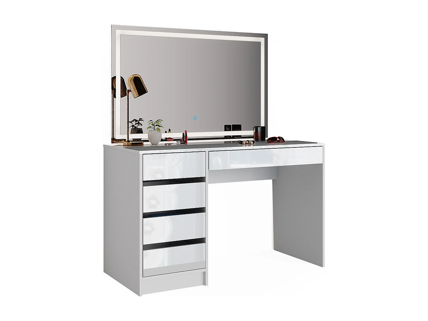 Coiffeuse blanc 120x55x75 sherry