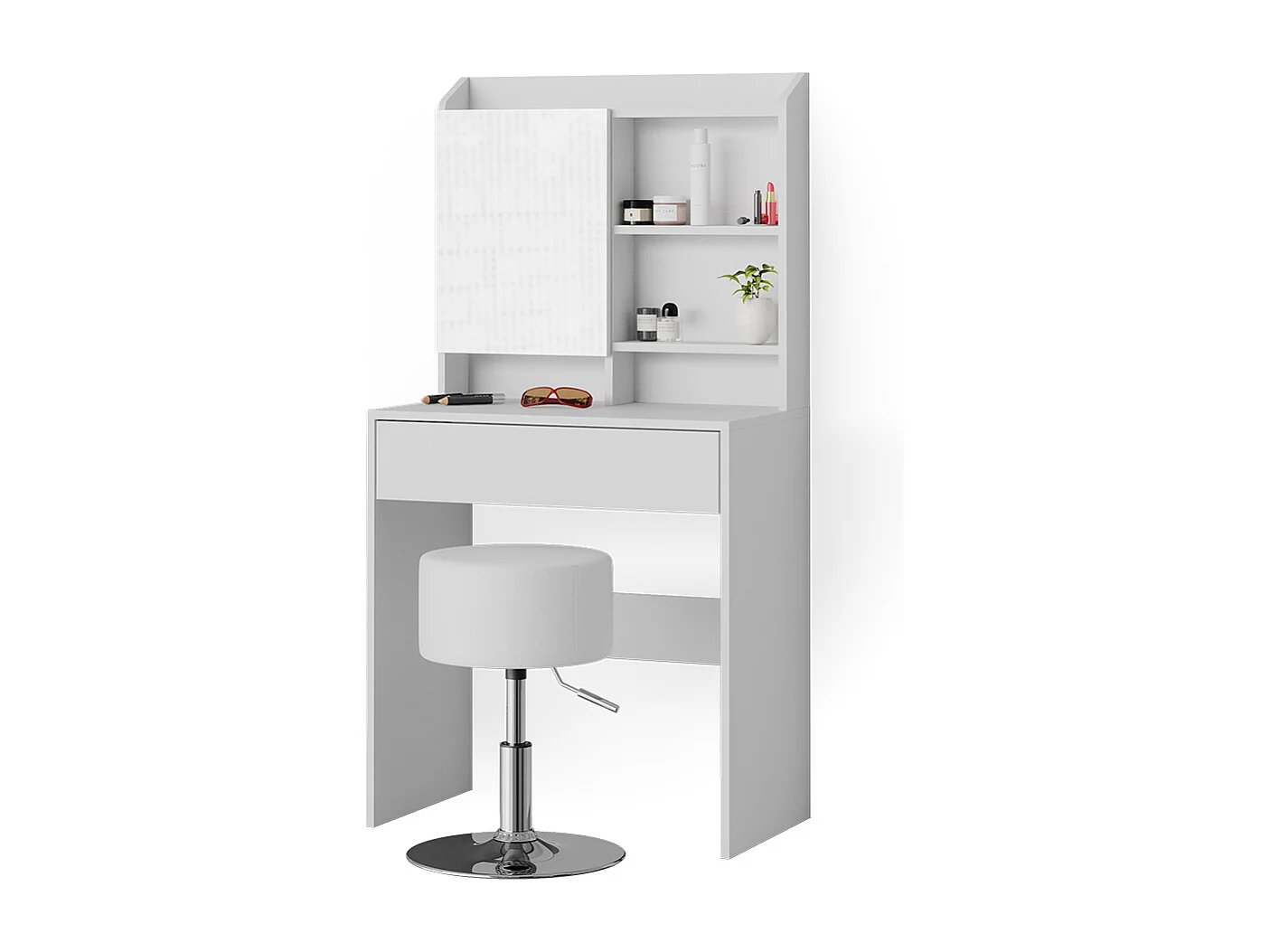 Schminktisch weiß 70x40x136 laura