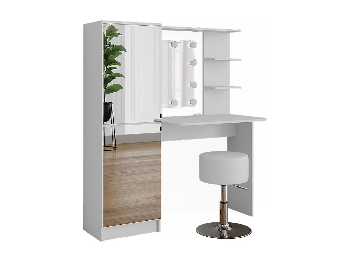 Tvättställsbord vit 123x33x141.2