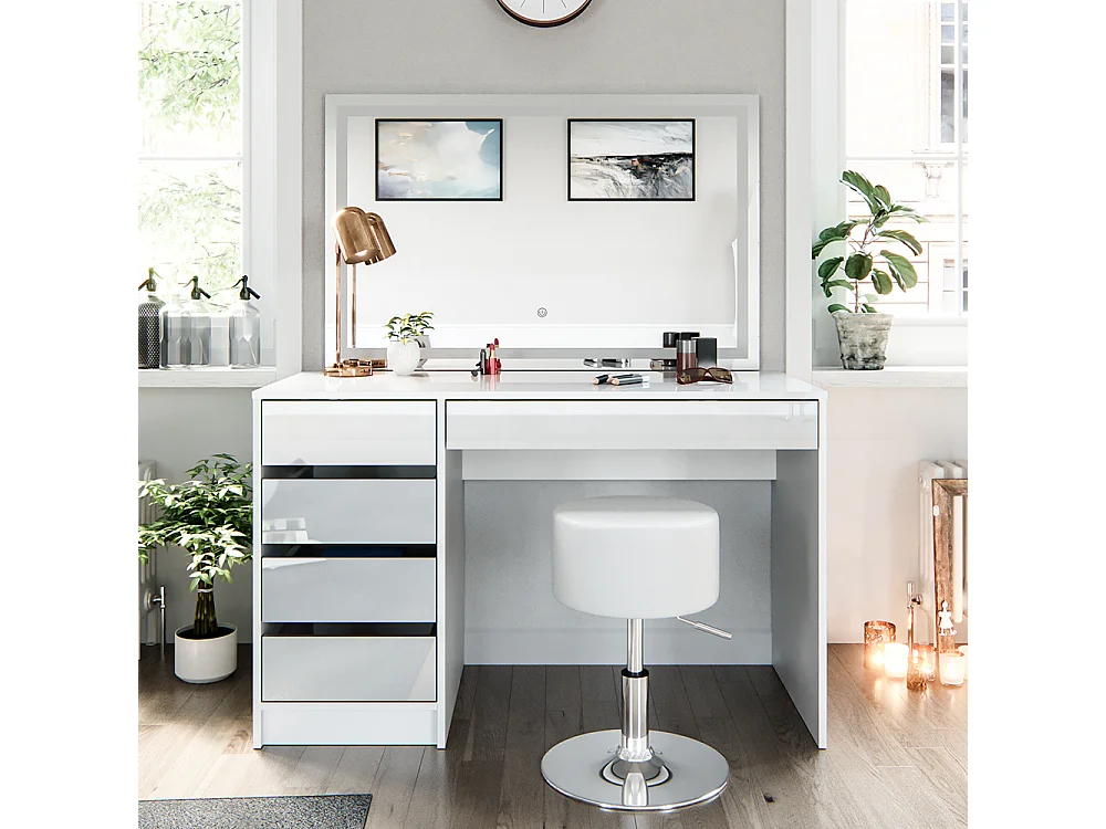 Vanity table white 120x55x75 sherry