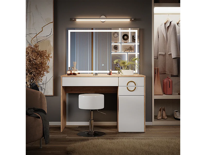 Tocador rockford hickory natural 115x55x76.4 adela