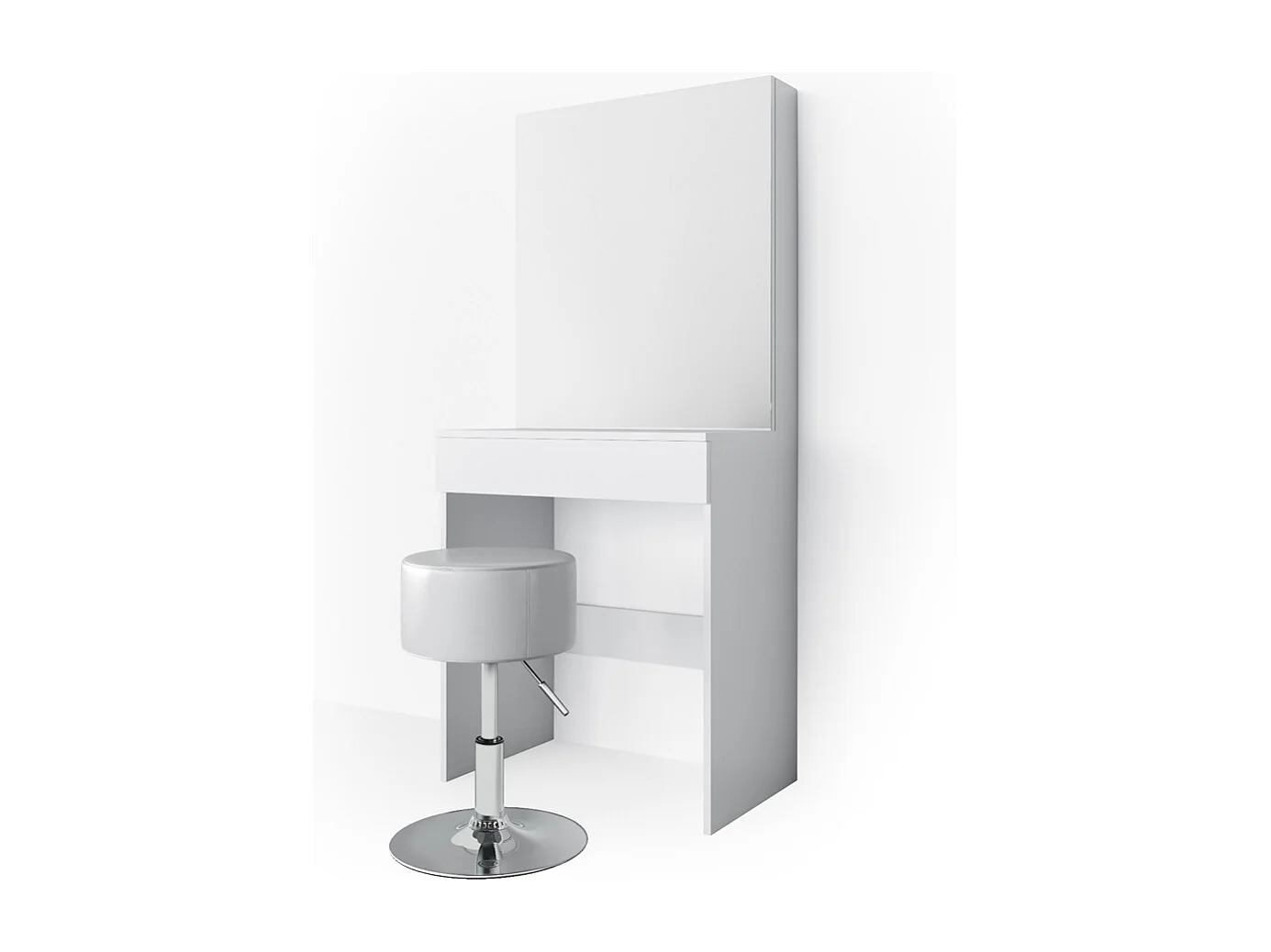 Coiffeuse blanc 68x42x155 melle