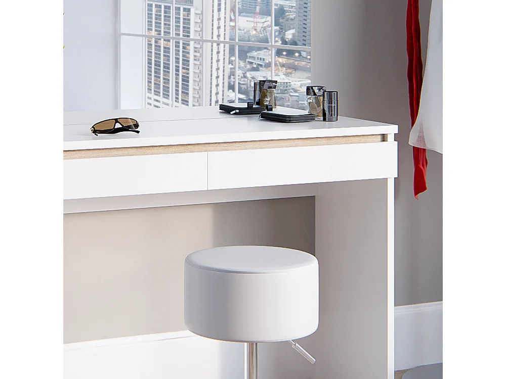 Tocador blanco 120x41.8x83 emma