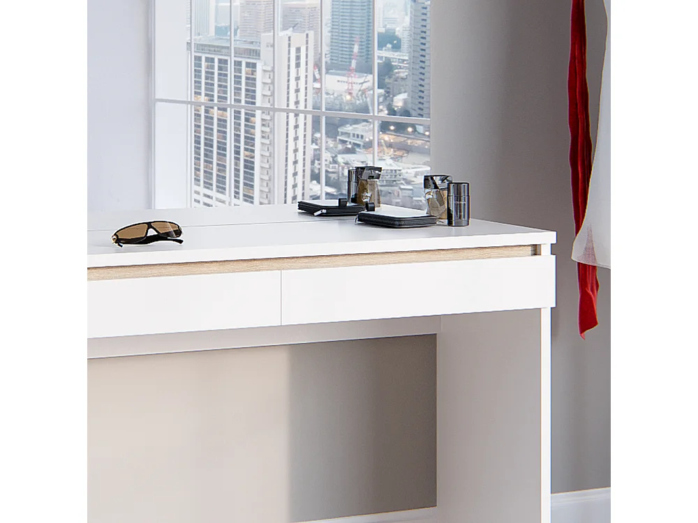 Tocador blanco 120x41.8x83 emma