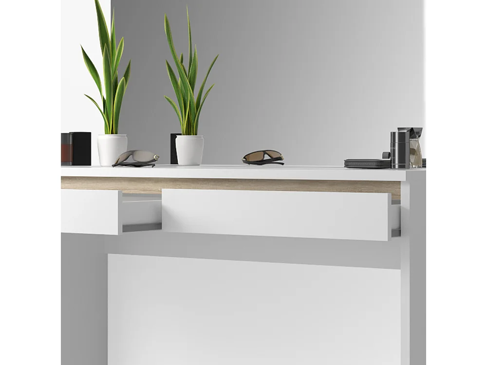 Tocador blanco 120x41.8x83 emma