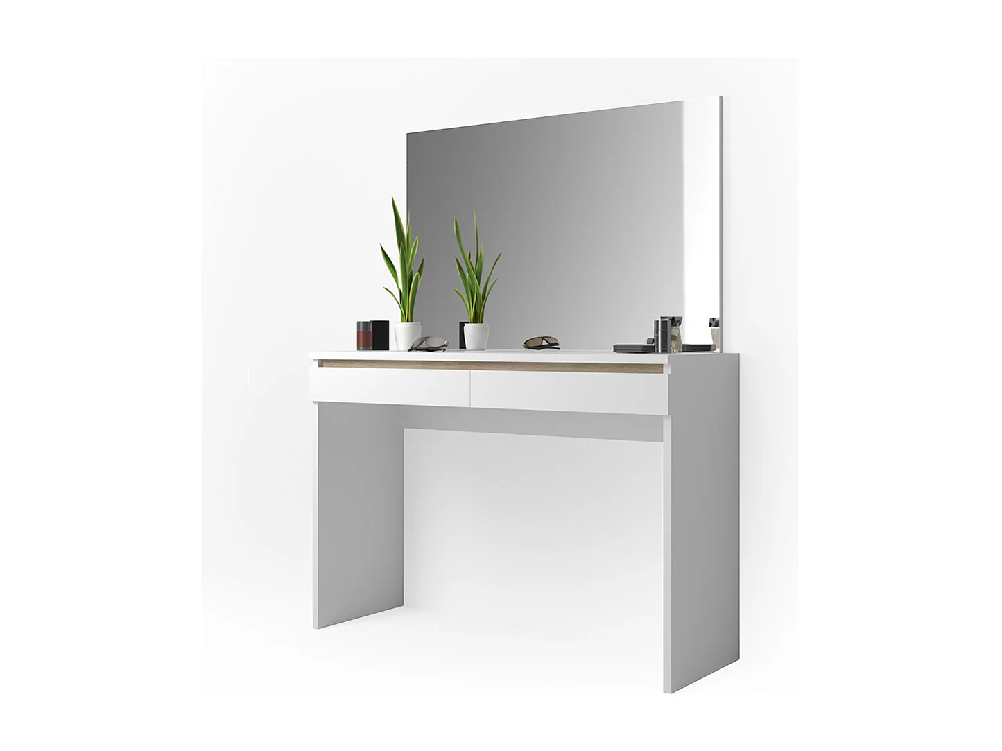 Tocador blanco 120x41.8x83 emma