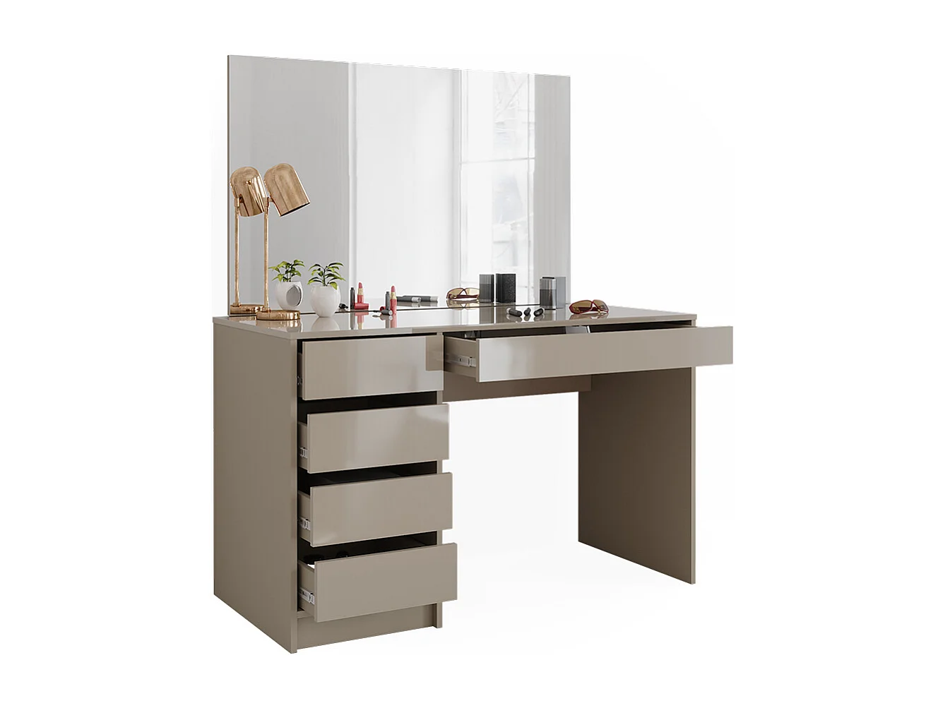 Tocador gris 120x55x75 sherry