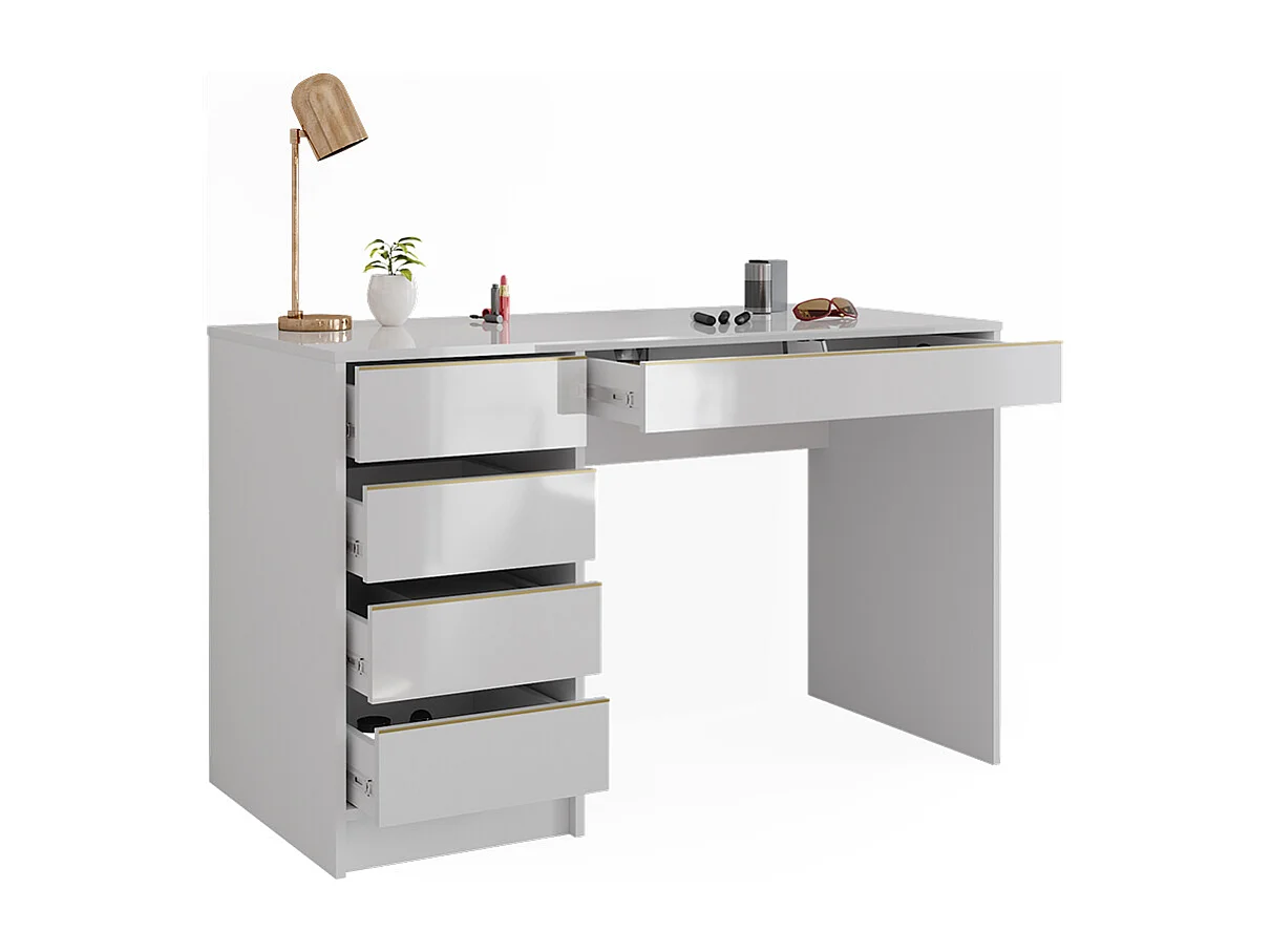 Vanity white/gold 120x55x75 sherry