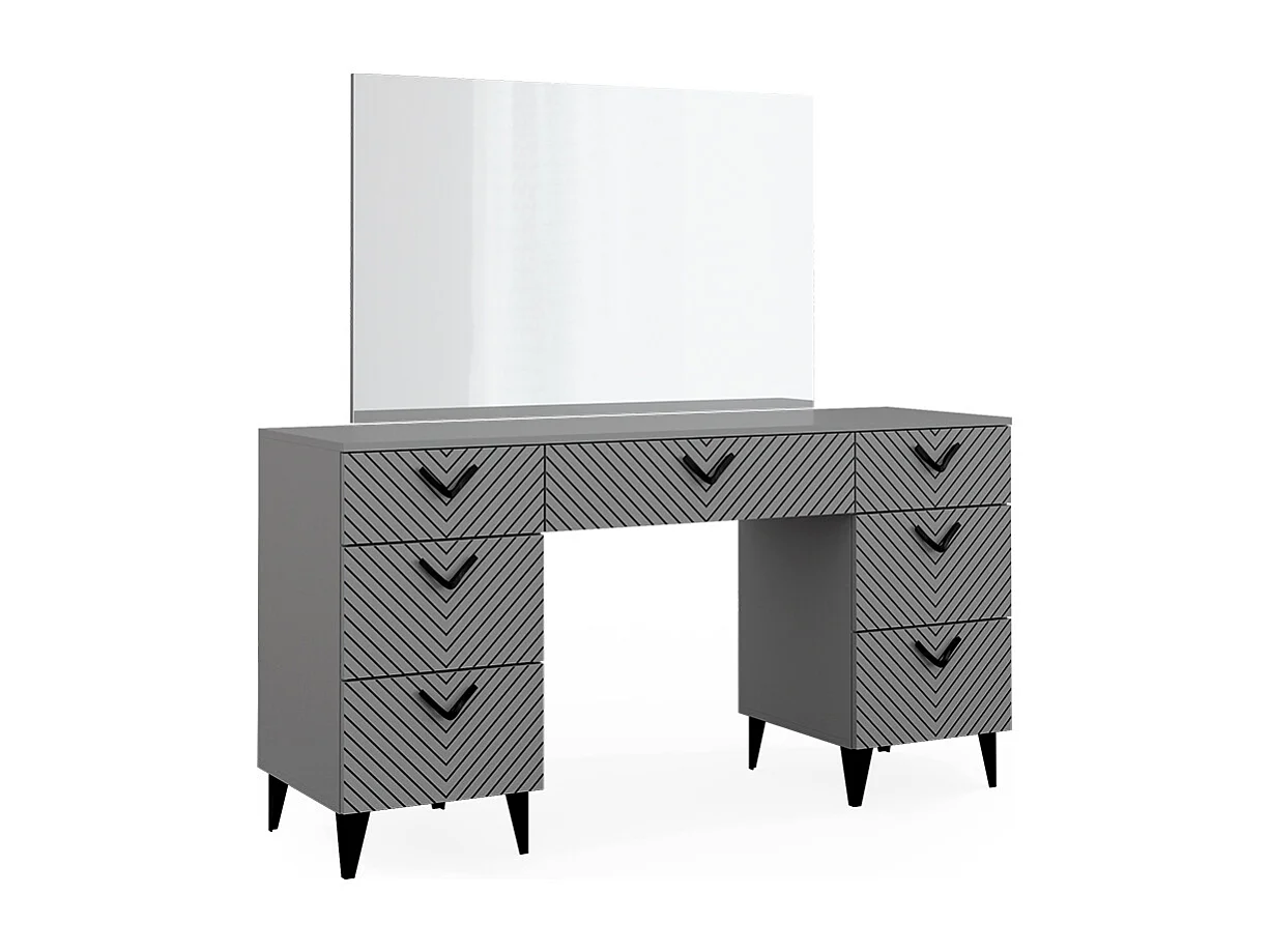 Coiffeuse gris 150x45x78.1 anett