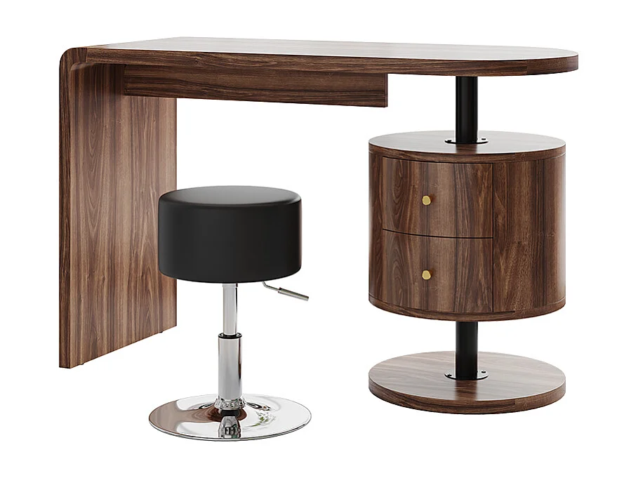 Schminktisch eiche rustikal 120x50x76 lara