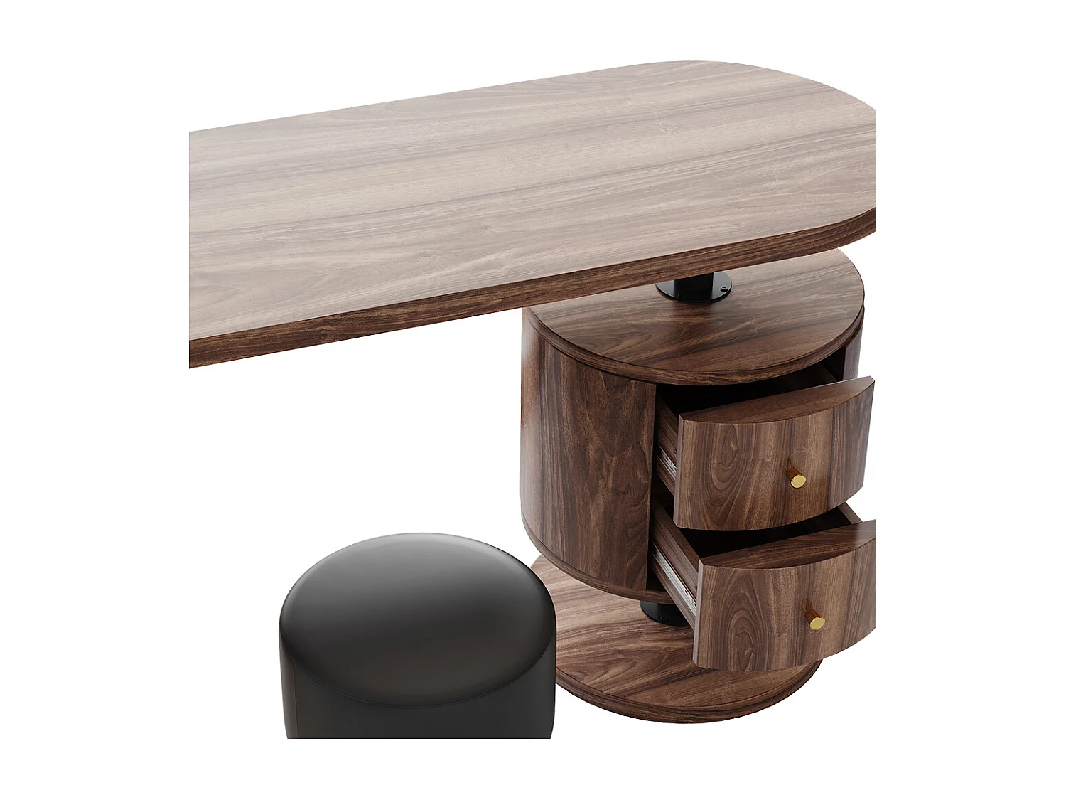 Schminktisch eiche rustikal 120x50x76 lara