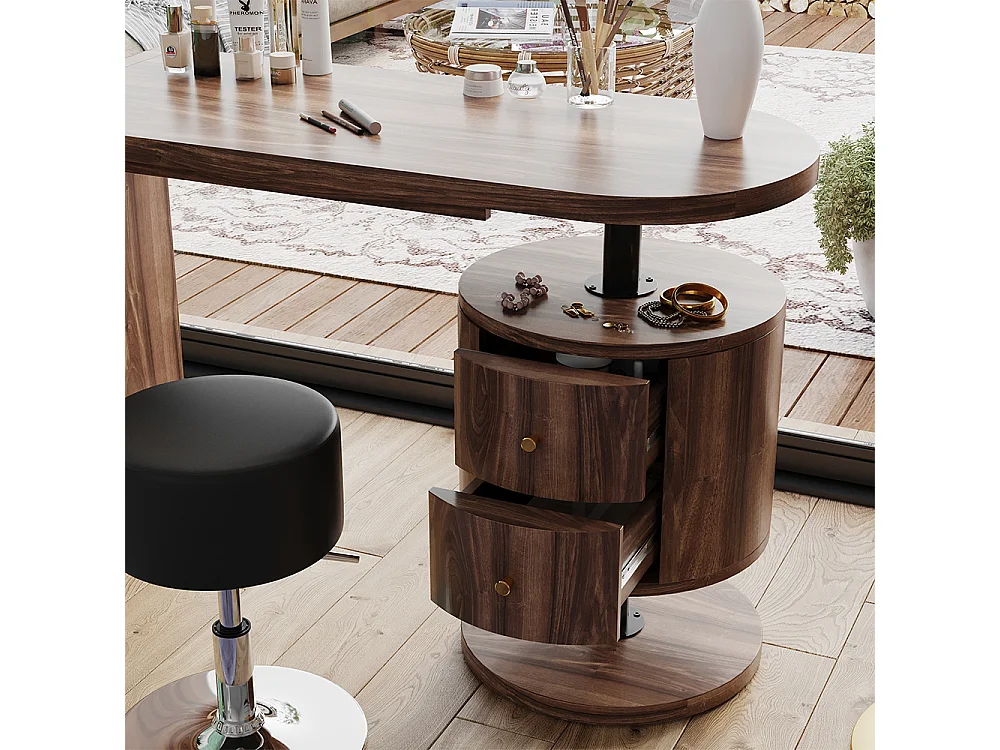 Coiffeuse chêne rustique 120x50x76 lara