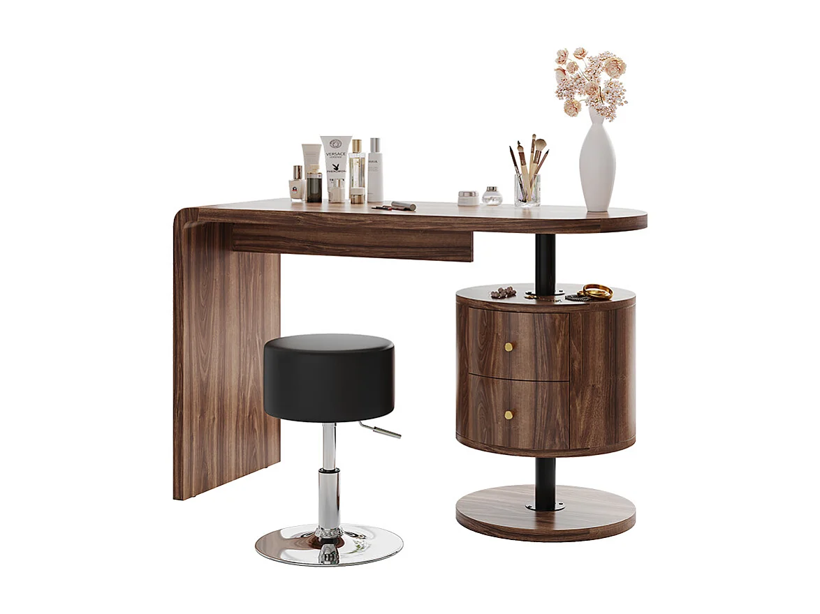 Coiffeuse chêne rustique 120x50x76 lara