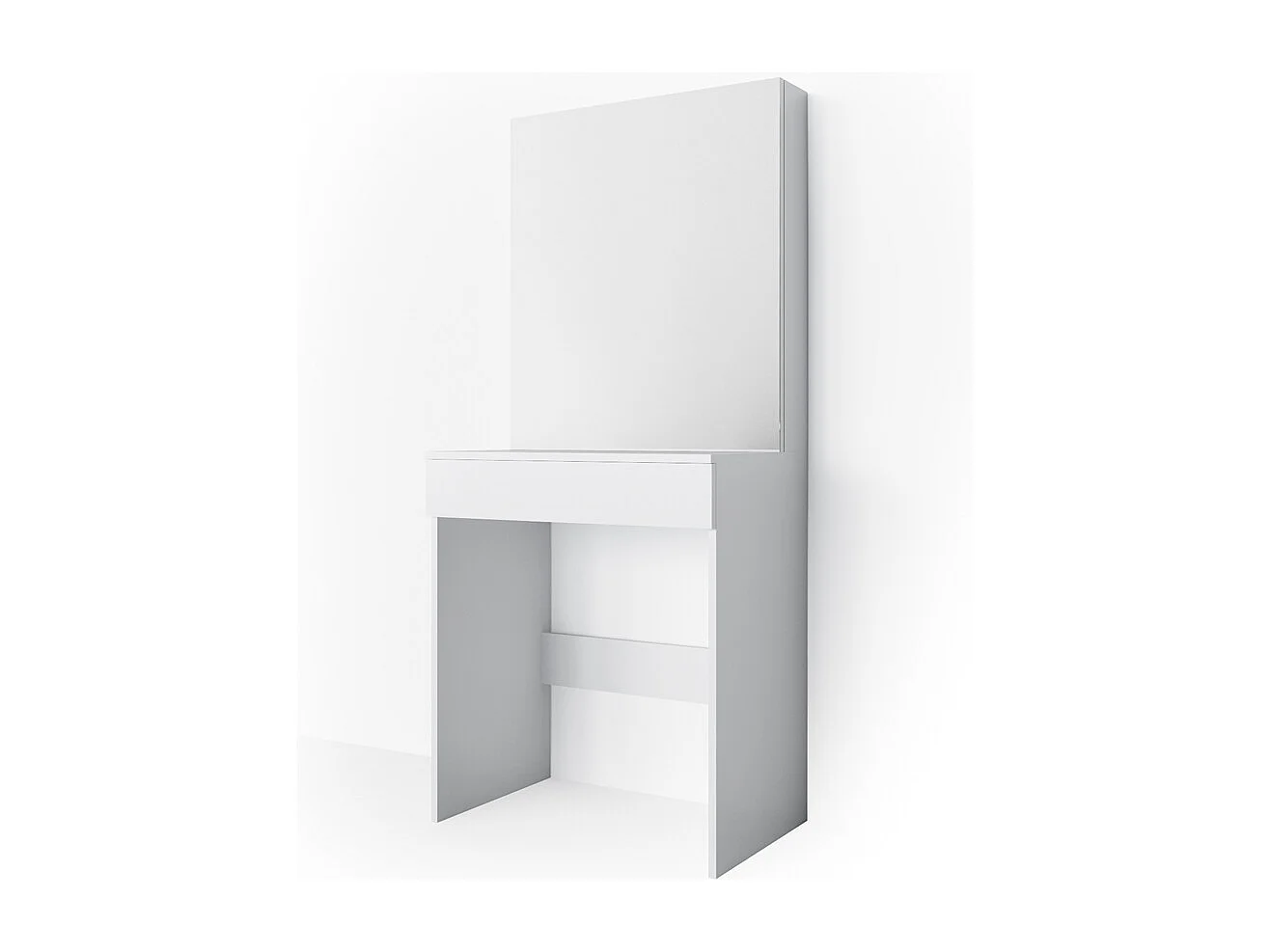 Coiffeuse blanc 68x42x155 melle