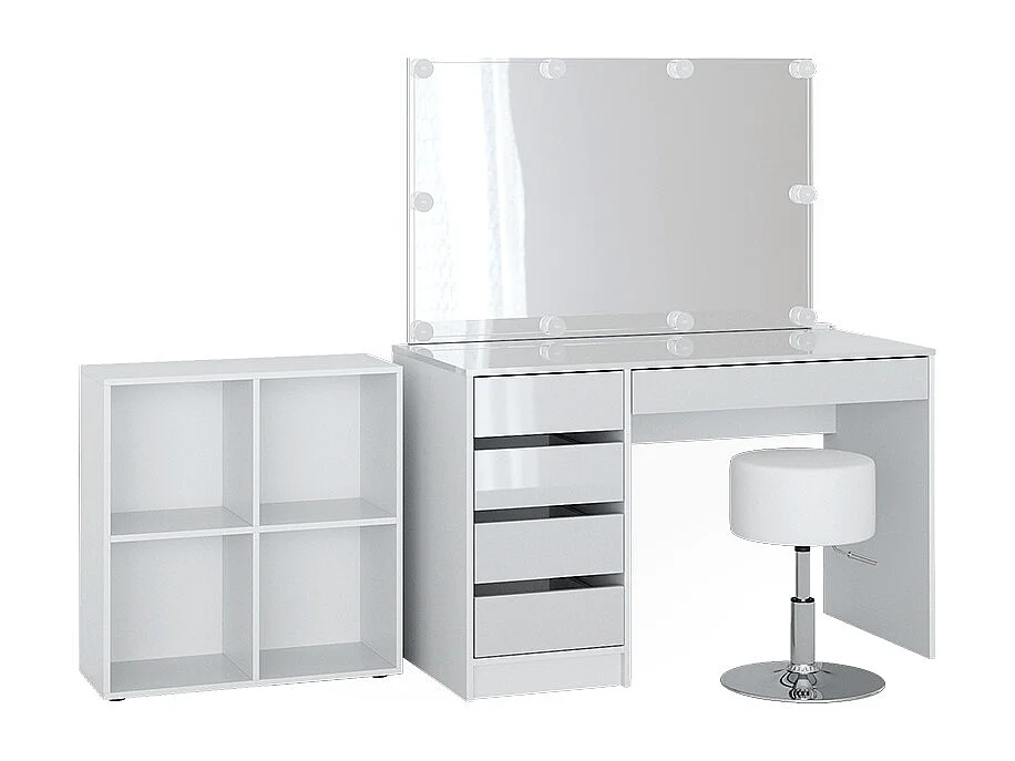 Tocador blanco 120x55x75 sherry