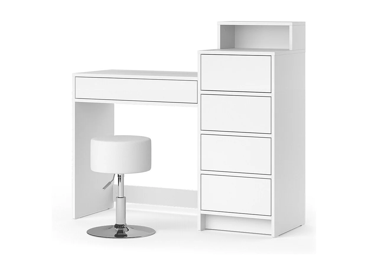 Coiffeuse blanc 110.5x40.3x100.6 naara