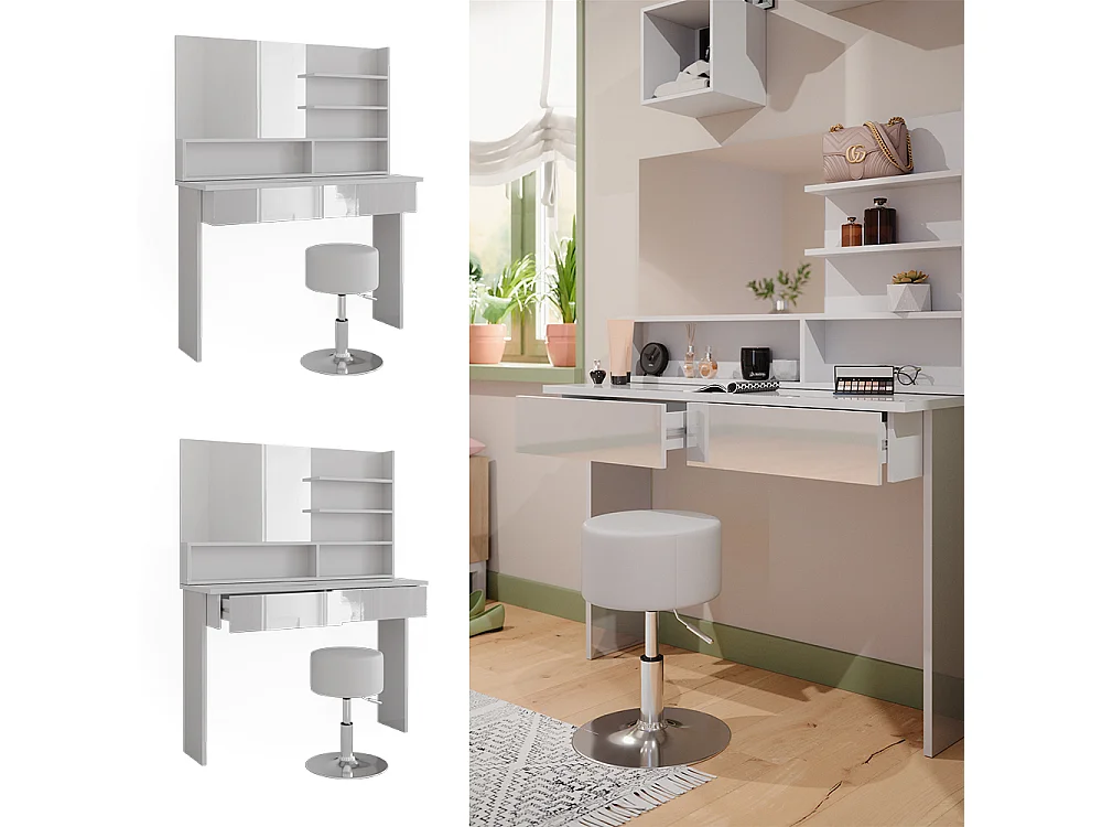 Vanity table white 120x40x83.5 azur