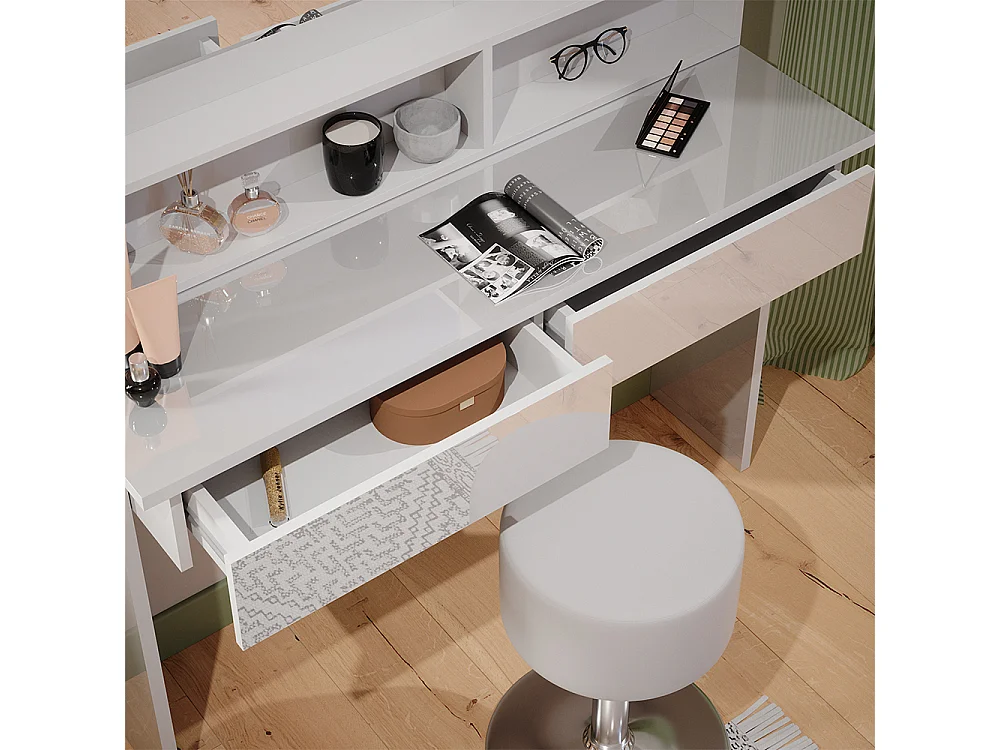 Vanity table white 120x40x83.5 azur