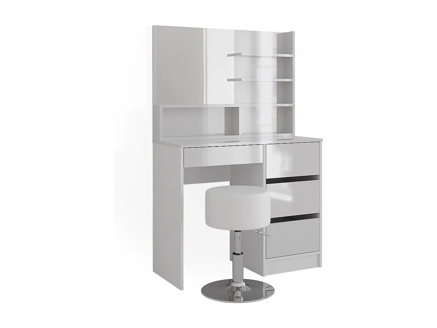 Tocador blanco 90x40x140 sherry