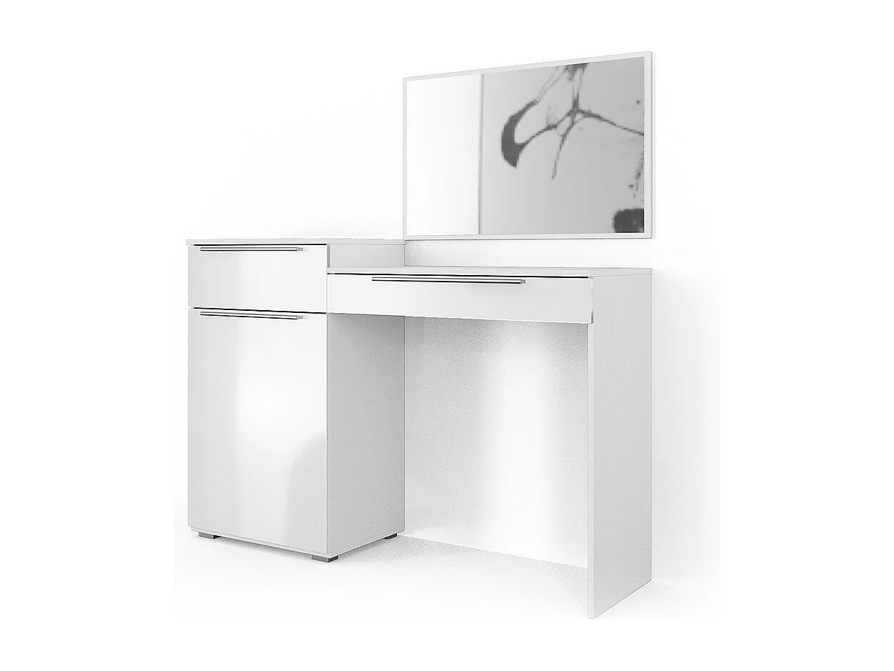 Coiffeuse blanc 135x39x90 lilli