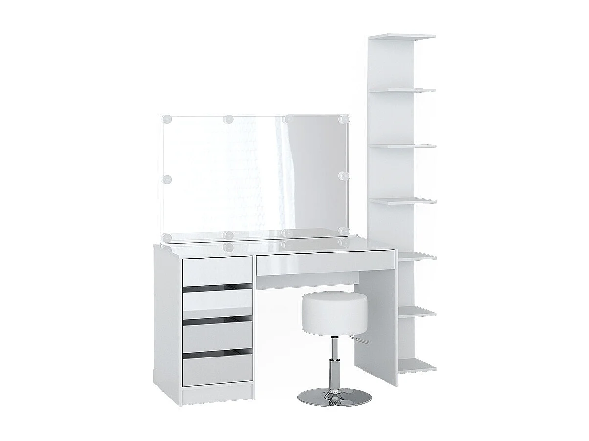 Coiffeuse blanc 120x55x75 sherry