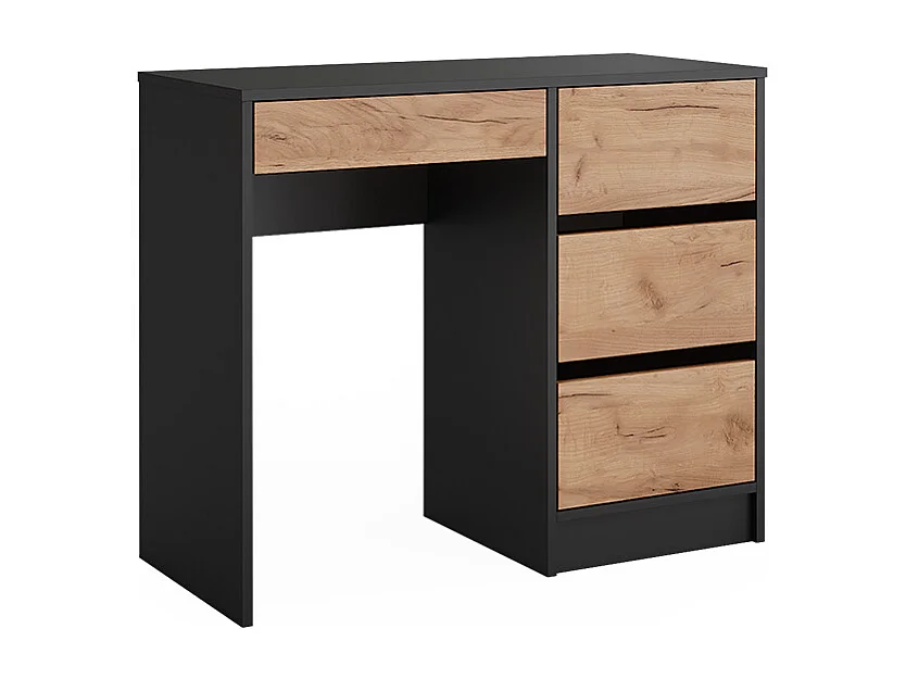 Dressing table anthracite/golden oak 90x40x75 sherry