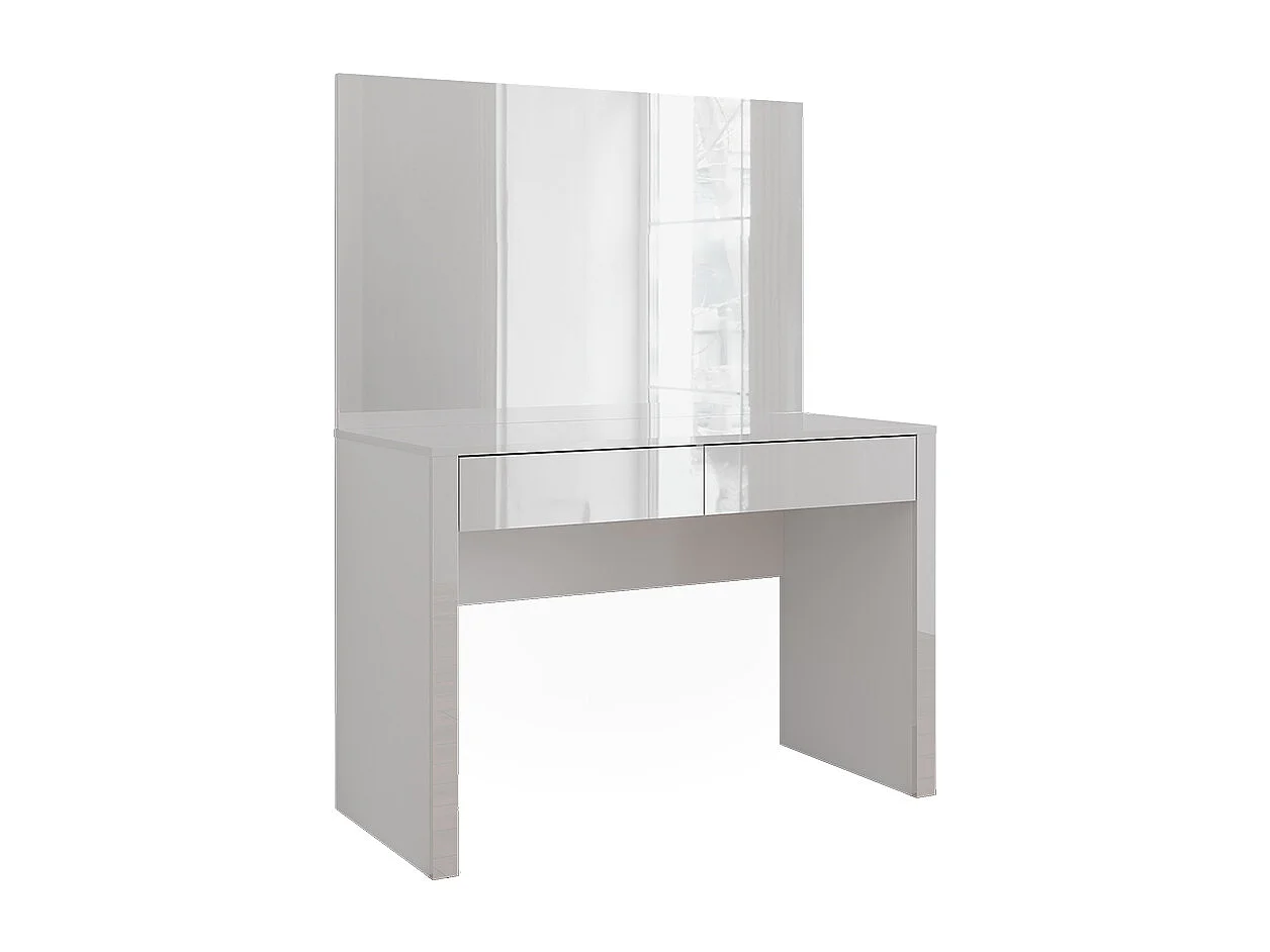 Tocador blanco alto brillo/blanco 110x50x75.5 annabelle