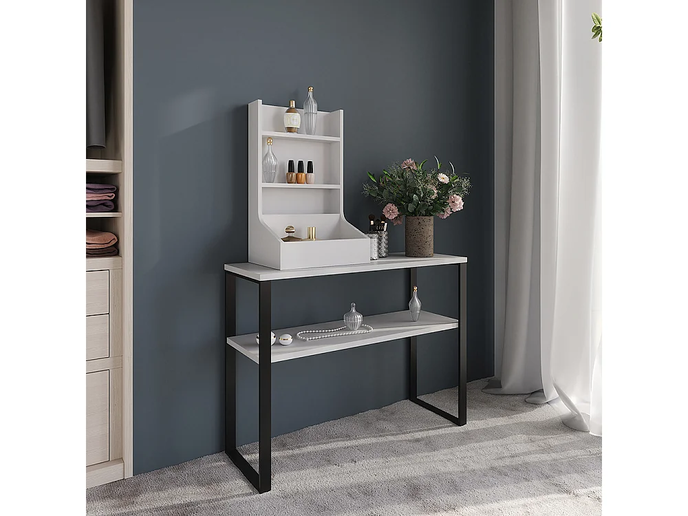 Armoire dappoint blanc 40x30x65 sherry