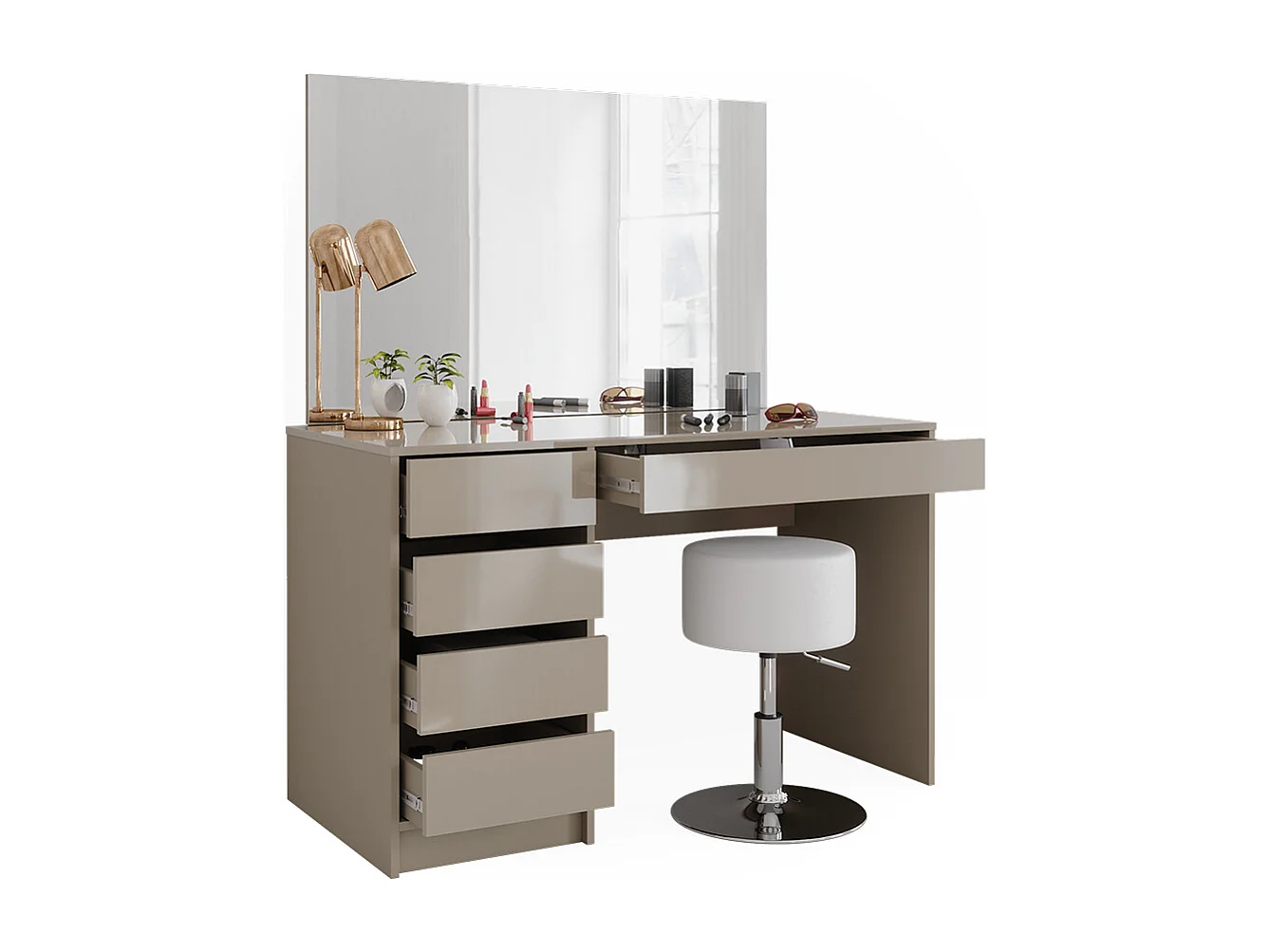 Tocador gris 120x55x75 sherry