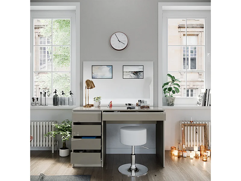 Kaptafel grijs 120x55x75 sherry