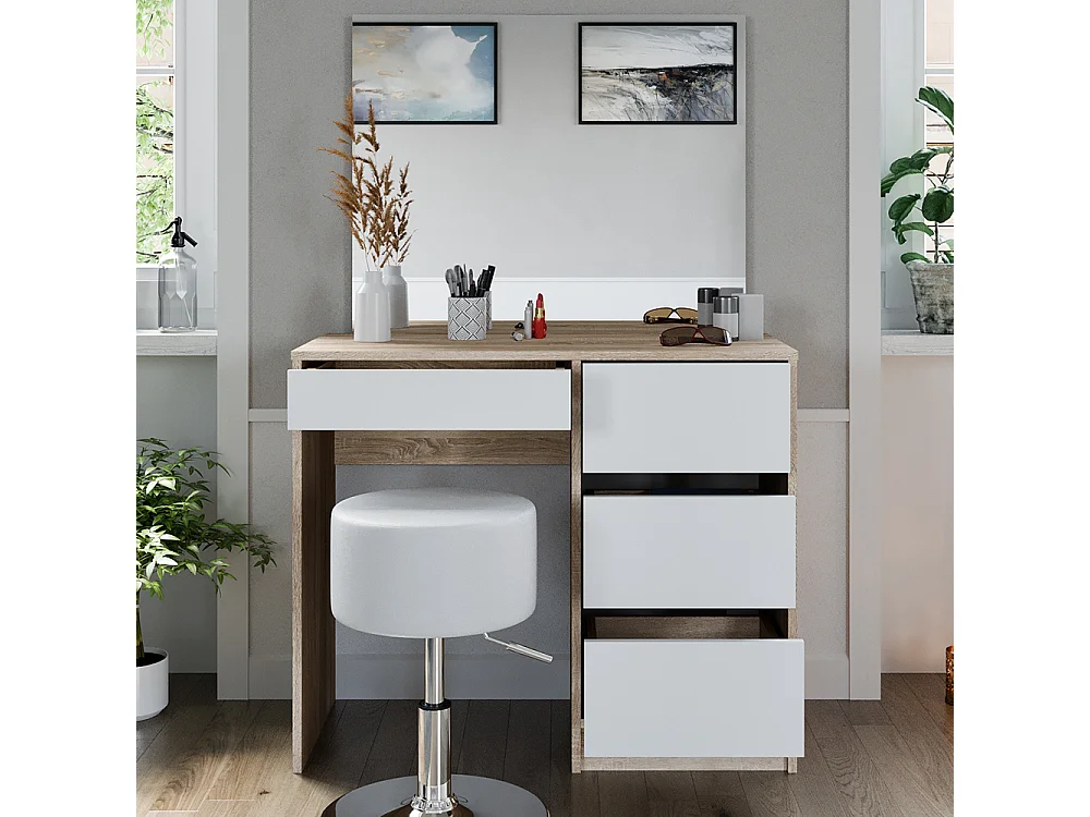 Coiffeuse sonoma 90x40x75 sherry