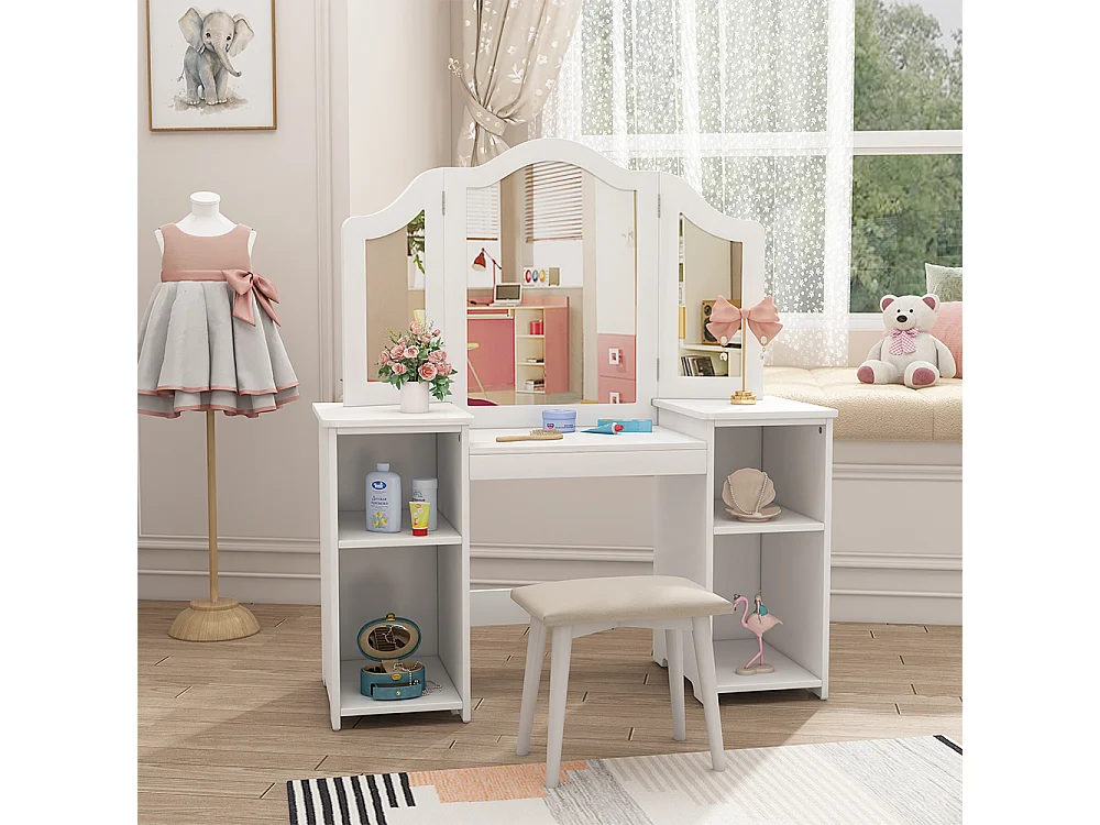 make-up table for children white 105x41x117.9 estella