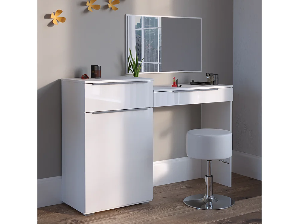 Schminktisch weiß 135x39x90 lilli