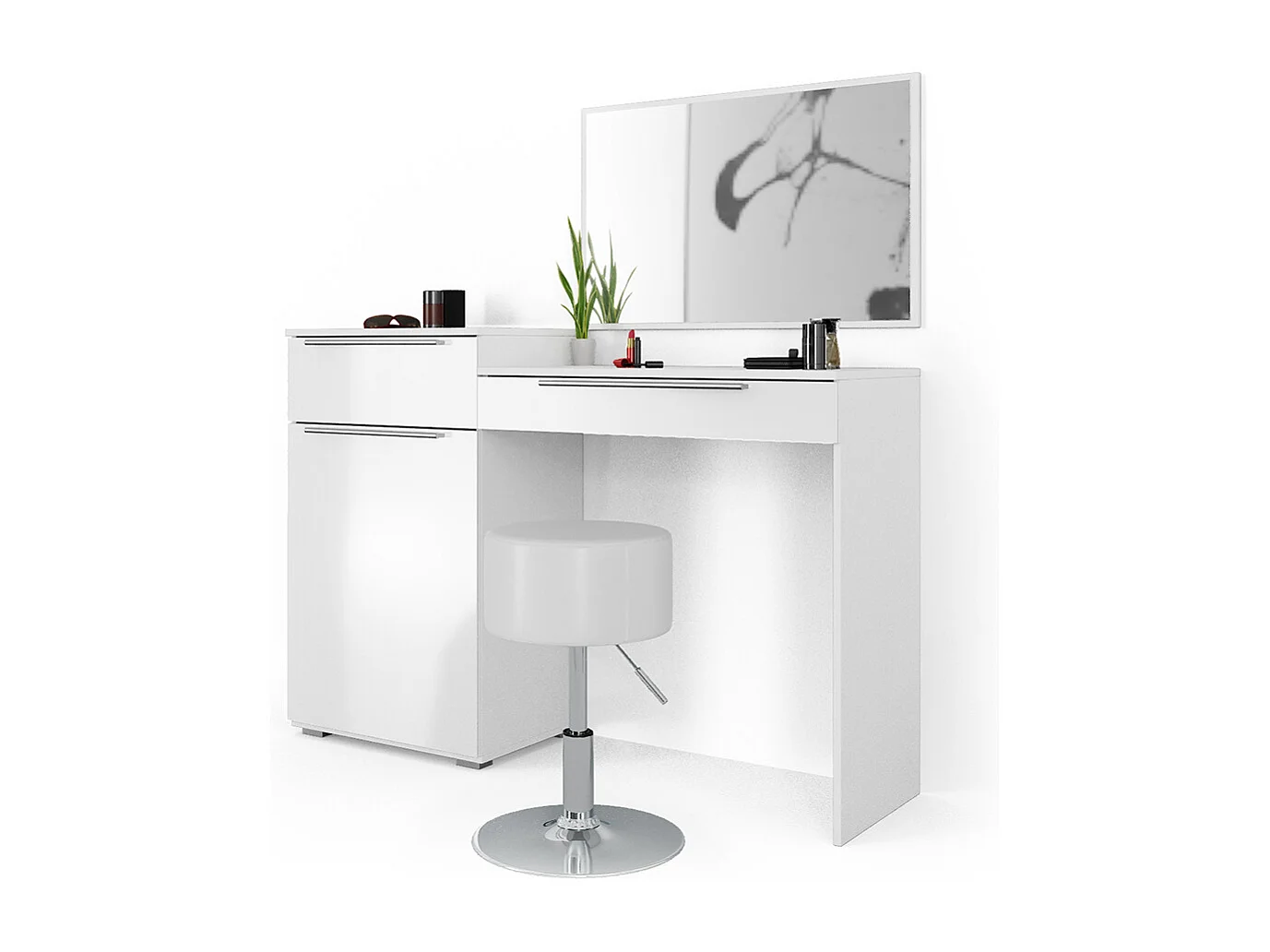 Schminktisch weiß 135x39x90 lilli