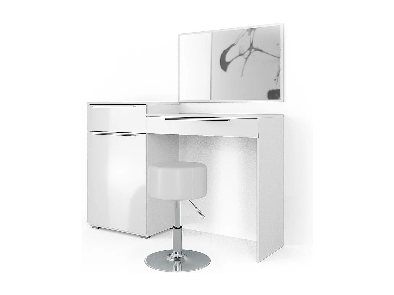 Coiffeuse blanc 135x39x90 lilli