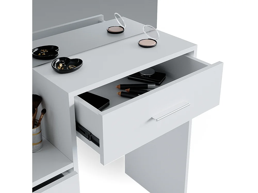 Coiffeuse blanc 80x36x131.6 conrada